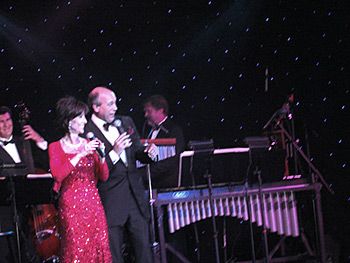 Performing with Deana Martin
