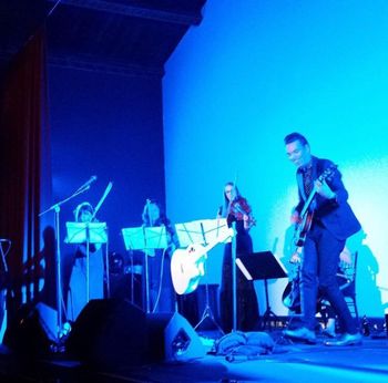 Performance at the Masonic Lodge with Jherek Bischoff opening for Kaki King
