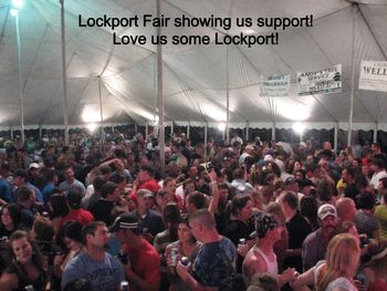 Lockport fair stage view!
