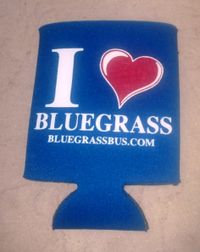 I Heart Bluegrass Can Koozie