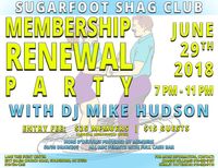 Sugarfoot Shag Club- Re-Up Party