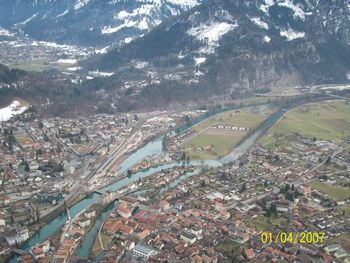 The town of Interlaken Switzerland!
