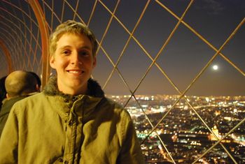 Jonathan at the top of the Eiffel Tower!
