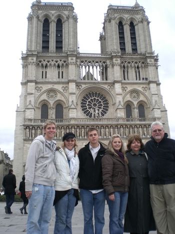 Notre Dame in Paris, France.
