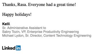 A thank you from Linked In! - Rasa Vitalia #party #caricatures for LinkedIn #holiday #event 12/12/2019 ?? ?? ? ? Booking http://www.RasaVitalia.com/Caricatures