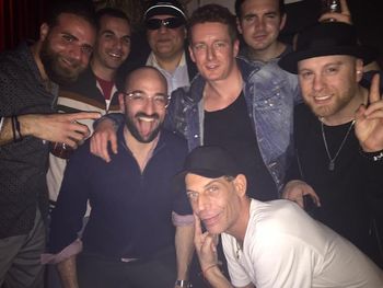 Kryder, Richard Fraioli, myself and others at my show at Royale - Apr 2016
