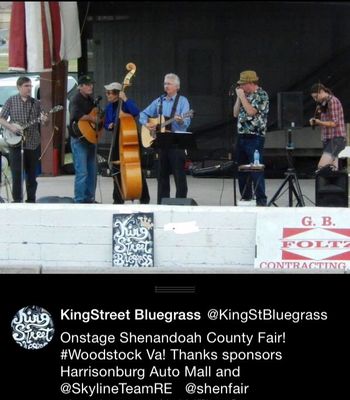 Shenandoah County Fair grandstand stage
