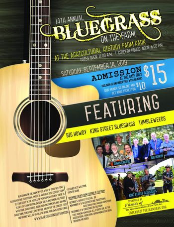 Festival Flyer: Bluegrass on the farm
