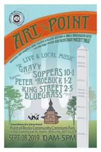 Art At The Point Festival flyer
