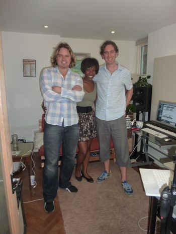 Beverley knight writing with us in London, the future hit "I found out"

