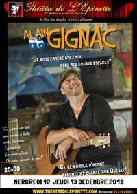 Alain Gignac raconte et chante son Québec