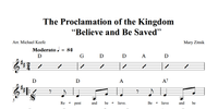 Believe And Be Saved Sheet Music/Full Score