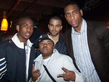 Ace, CP3, Tony Parker, and Rasual Butler
