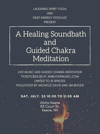 POSTPONED - Make Update TBA - All tickets will be refunded - Healing Soundbath and Guided Chakra Meditation 