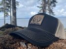 Black and Tan Trucker with Patch