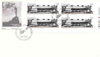 1985 FDC Locomotives 39
