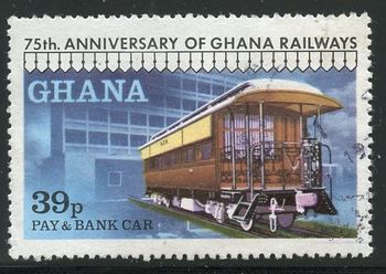 Ghana 869 1978 set of four 75th railway anniversary
