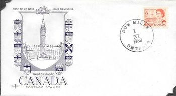 1968  FDC new definitive
