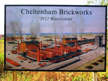 Interprovincial Brick Cheltenham brickworks 1922 poster
