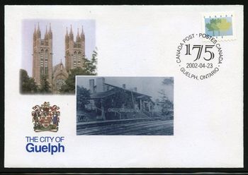 2002 FDC Guelph station CPR
