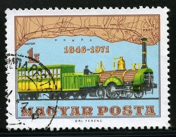 2603 1971. Commemorating 125 years of Hungarian railways
