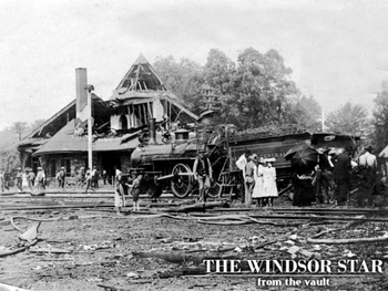 Essex MCR explosion 1907 Windsor Star photo
