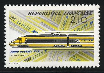2641 1984. TGV mail train
