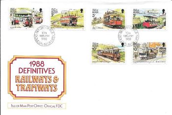 1988 FDC low definitives
