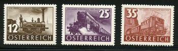 812-814 1937. Commemorating 100 years of Austrian railways
