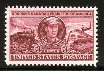 990 1950 Honouring Railroad Engineers of America "Casey" Jones

