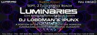 LUMINARIES (Live Band Experience) + DJ sets by Loboman & iPunx | Harmonic Humanity Fundraiser Party in VENICE BEACH!