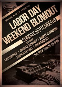 Labor Day Weekend Blowout!