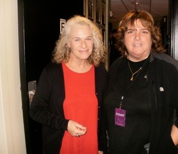 With Carole King at the 2011 Rockefeller Center Christmas Tree Lighting
