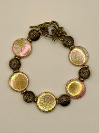 Pink Coin Bracelet