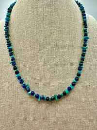Turquoise and lapis necklace