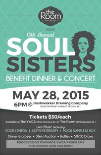 13th Annual Soul Sisters Benefit Dinner & Concert