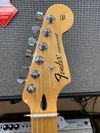 Used Fender Mexican Standard Stratocaster w/ Gold Lace Sensor Pickups - Candy Apple Red w/bag