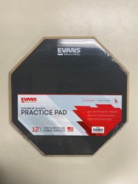 Evans RealFeel 2-sided Practice Pad - 12-inch