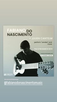 Fabiano Do Nascimento + Julien Cantelm Duo w/ special guests