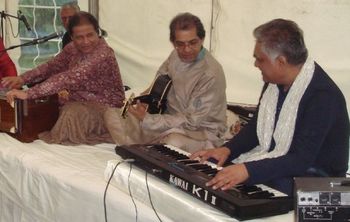 With Anup Jalota, Dhiren Raichura & Ghanshyam
