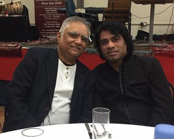 With Javed Bashir after concert
