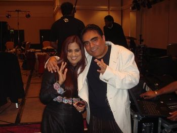 With Richa Sharma
