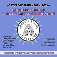 (Private Event) Goddess Rising 3: A Shakti Kirtan Celebration!