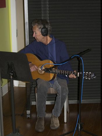 John Chelew recording guitar for you don't know me session

