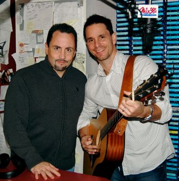 Mike Mullaney and Michael Nappi at Mix 98.5 WBMX-FM Boston, MA
