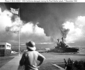 USS California hit
