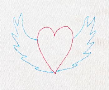 Heart with wings
