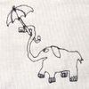 Elephant with umbrella