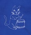 Cat Playing a Drum