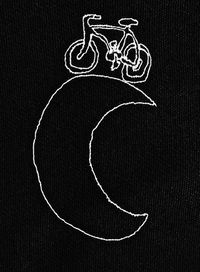Bicycle on the moon
